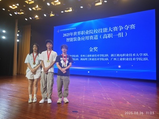 喜报：我校问鼎2025年世界职...